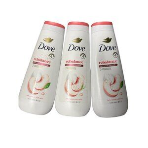 Dove. rebalance body wash 20 oz per bottle lot of 3